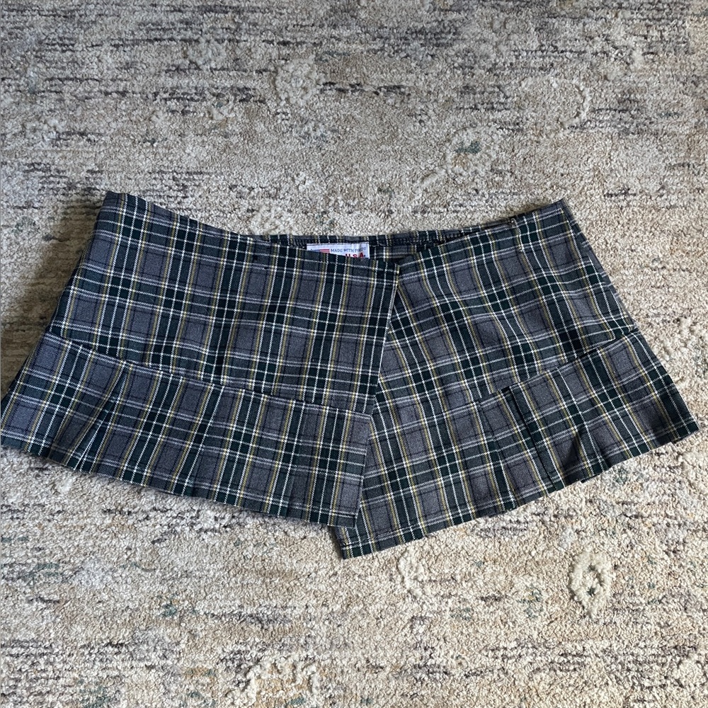 Women's Plaid Mini Skirt